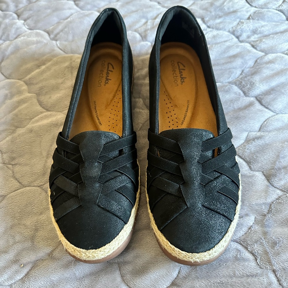 Clarks Women's Black Loafers - New with Tags